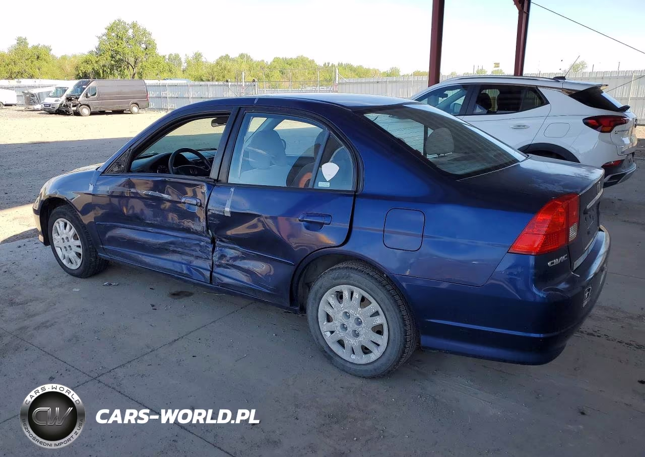 2005 Honda Civic Lx VIN:JHMES16515S004349 - 2