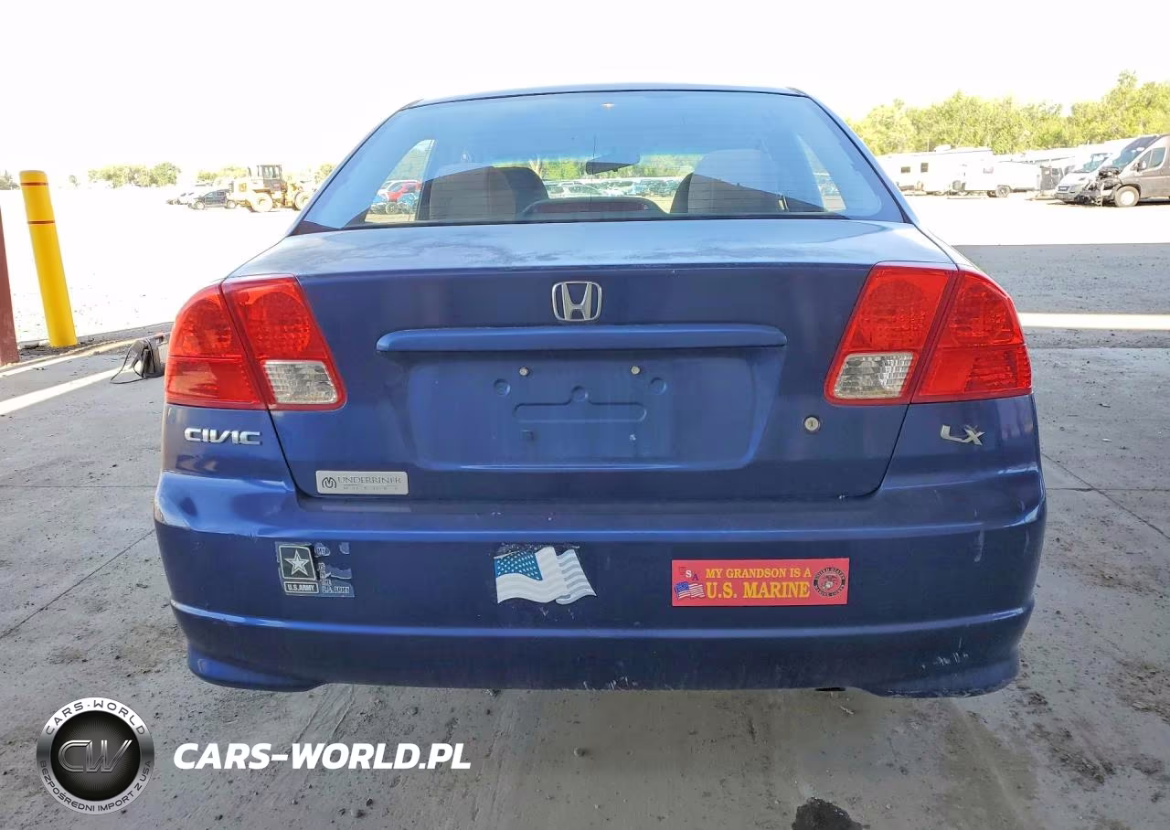 2005 Honda Civic Lx VIN:JHMES16515S004349 - 6