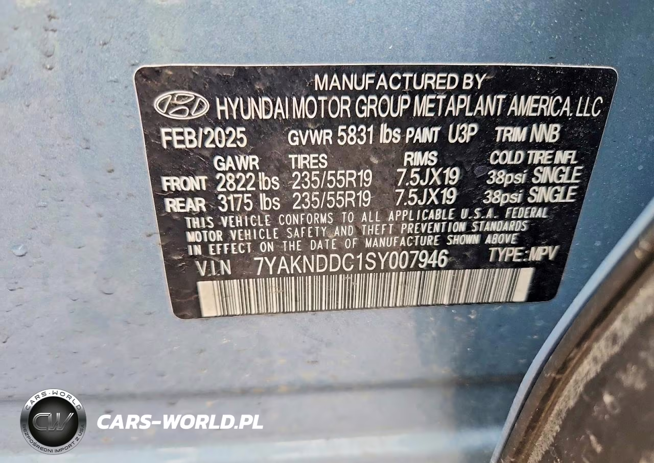 2025 Hyundai Ioniq 5 Sel VIN:7YAKNDDC1SY007946 - 12