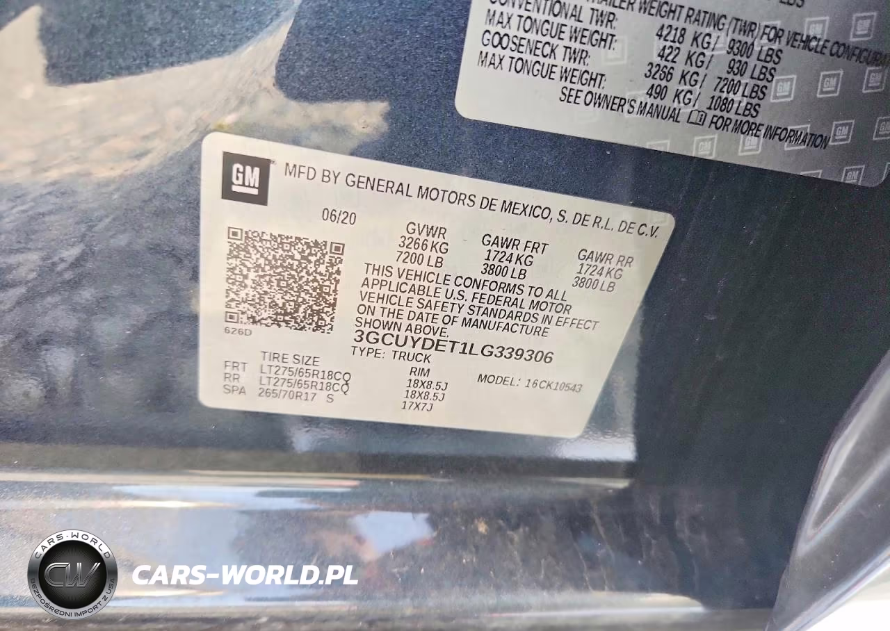 2020 Chevrolet Silverado K1500 Lt VIN:3GCUYDET1LG339306 - 12