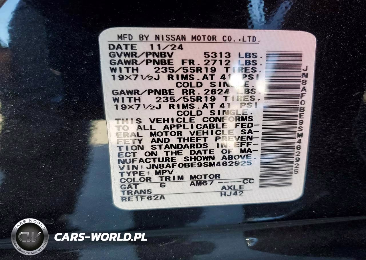 2025 Nissan Ariya Engage VIN:JN8AF0BE9SM462925 - 12
