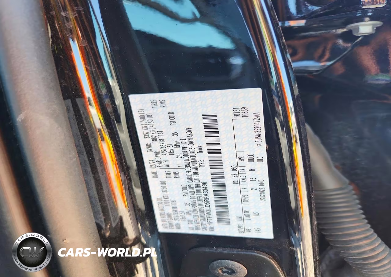 2024 Ford F150 Xlt VIN:1FTFW3LD5RFA33496 - 12