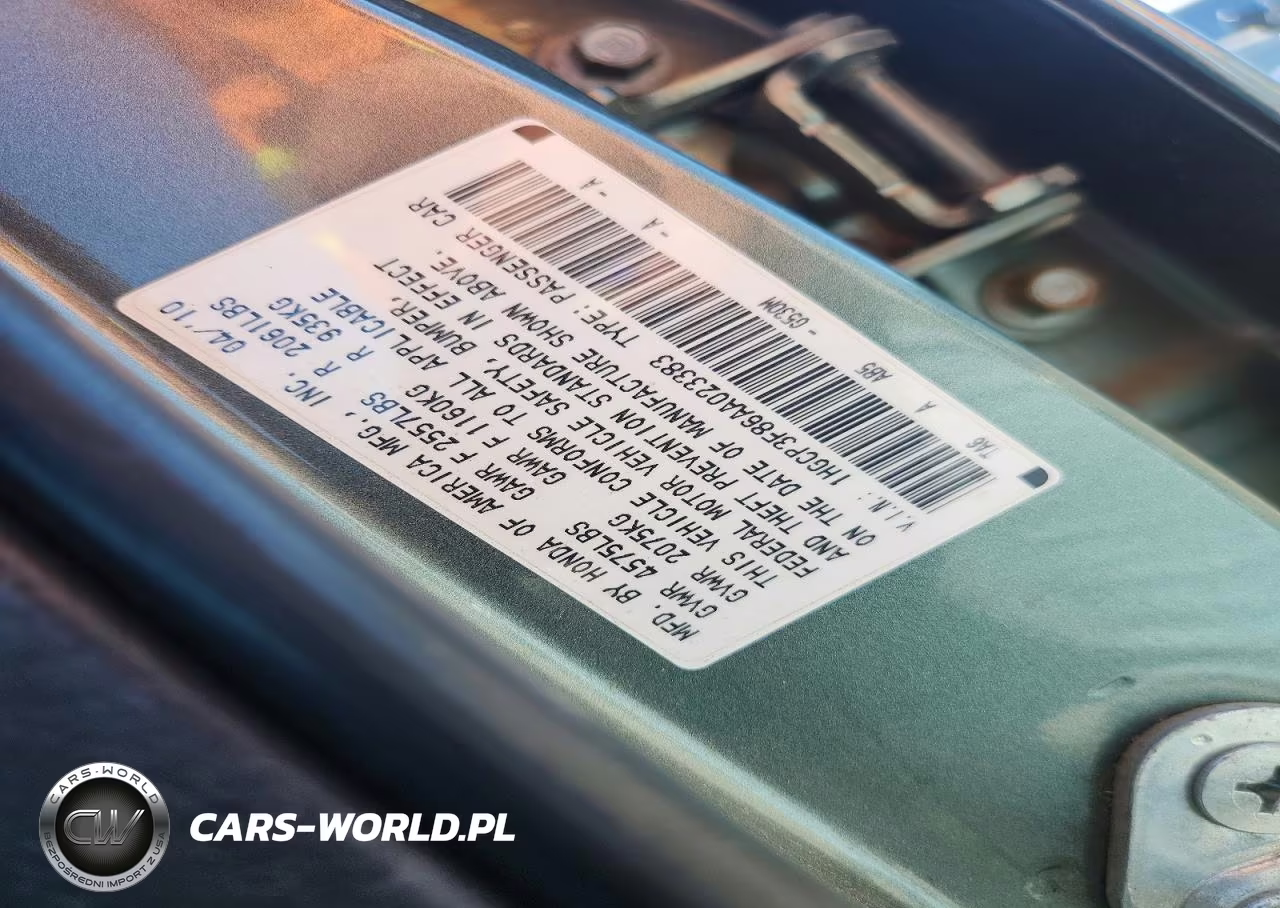 2010 Honda Accord Exl VIN:1HGCP3F86AA023383 - 12