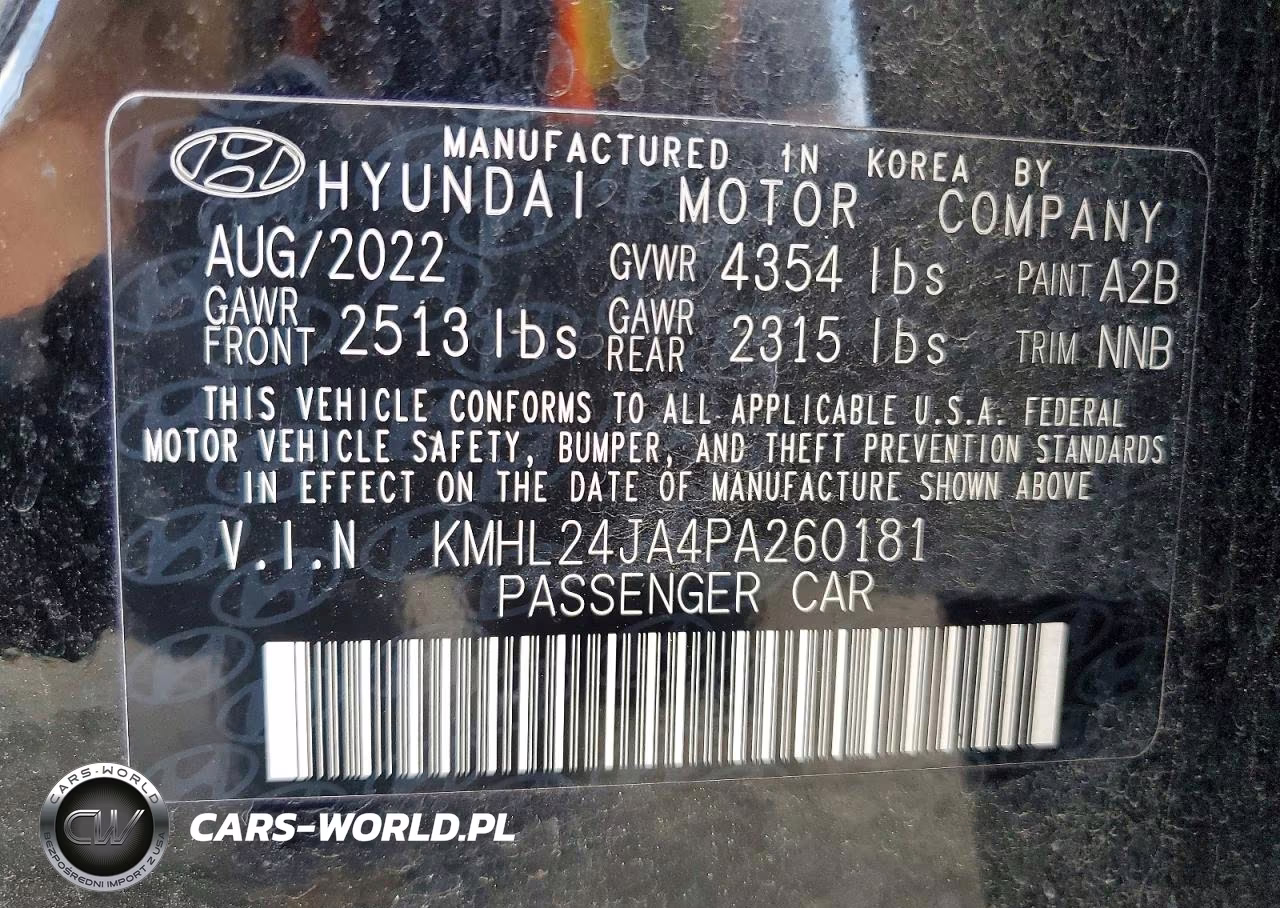 2023 Hyundai Sonata Se VIN:KMHL24JA4PA260181 - 12