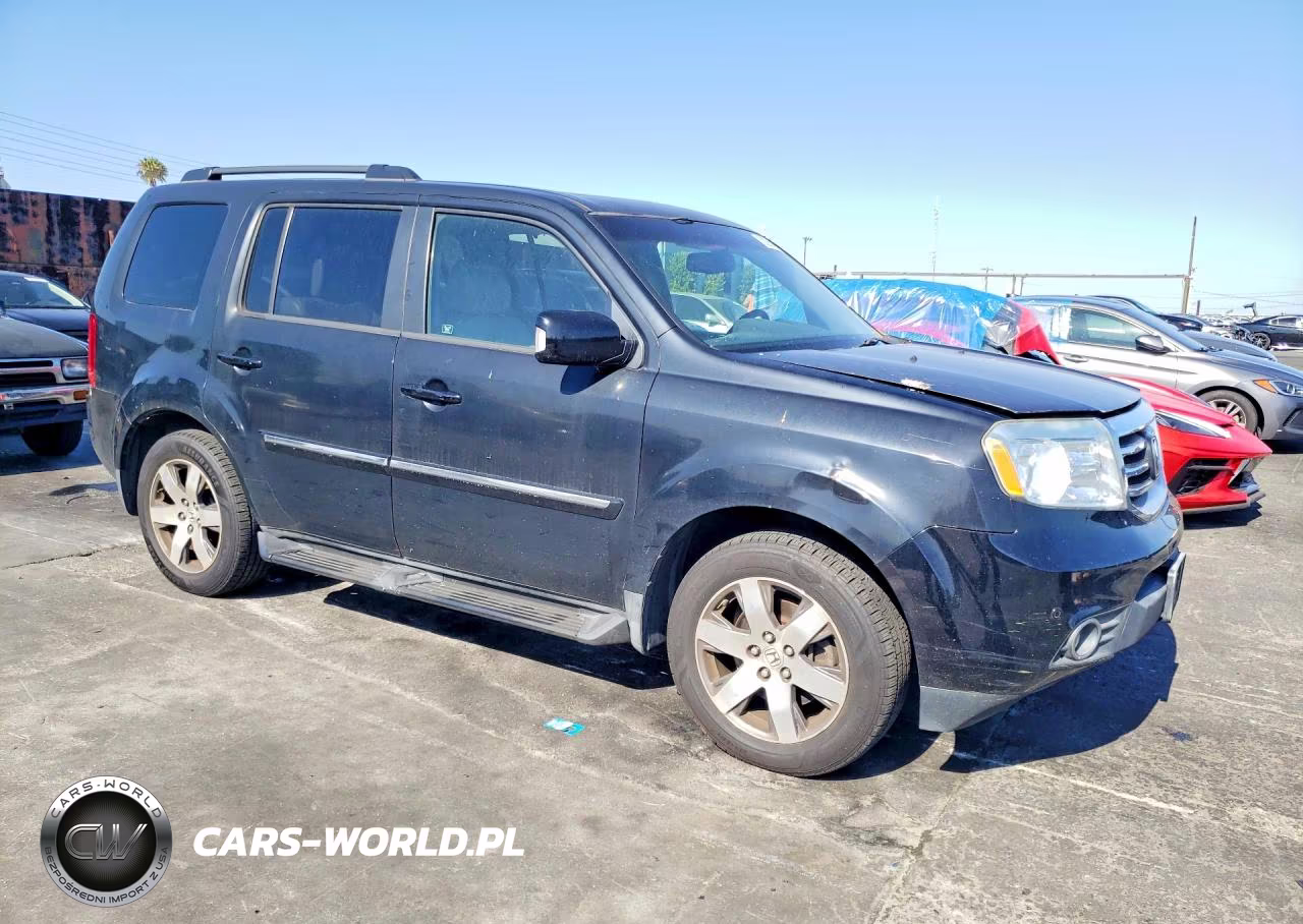 2012 Honda Pilot Touring VIN:5FNYF3H99CB007010 - 4