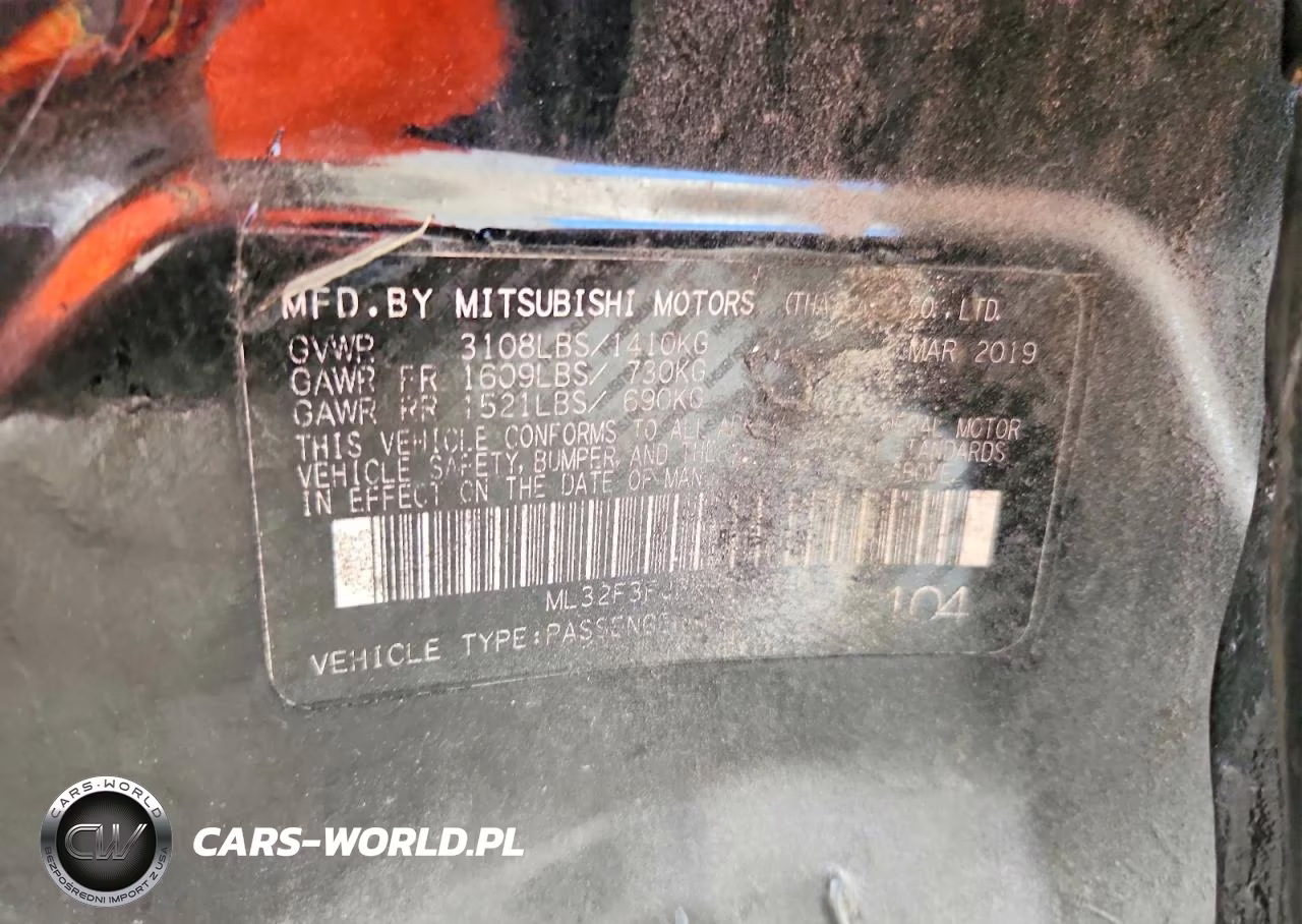 2019 Mitsubishi Mirage G4 Es VIN:ML32F3FJ8KHF14746 - 12