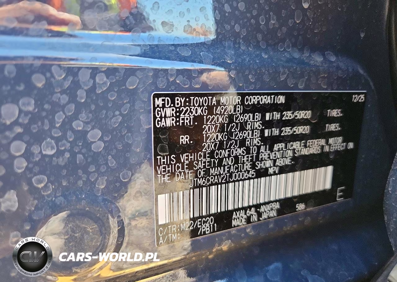 2026 Toyota Rav4 Xse VIN:JTM6CRAV2TJ000645 - 13