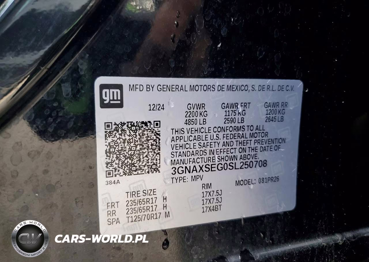 2025 Chevrolet Equinox Activ VIN:3GNAXSEG0SL250708 - 13