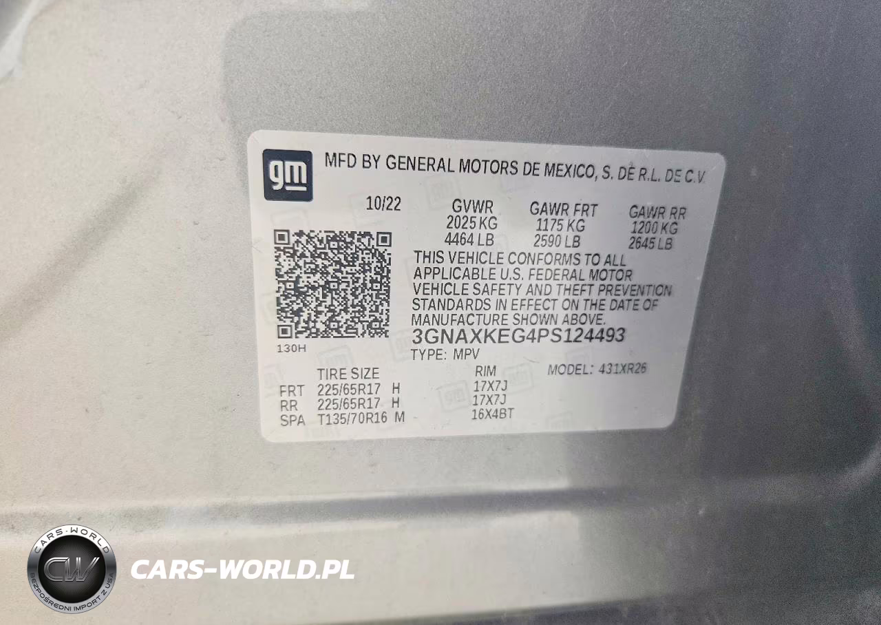 2023 Chevrolet Equinox Lt VIN:3GNAXKEG4PS124493 - 13