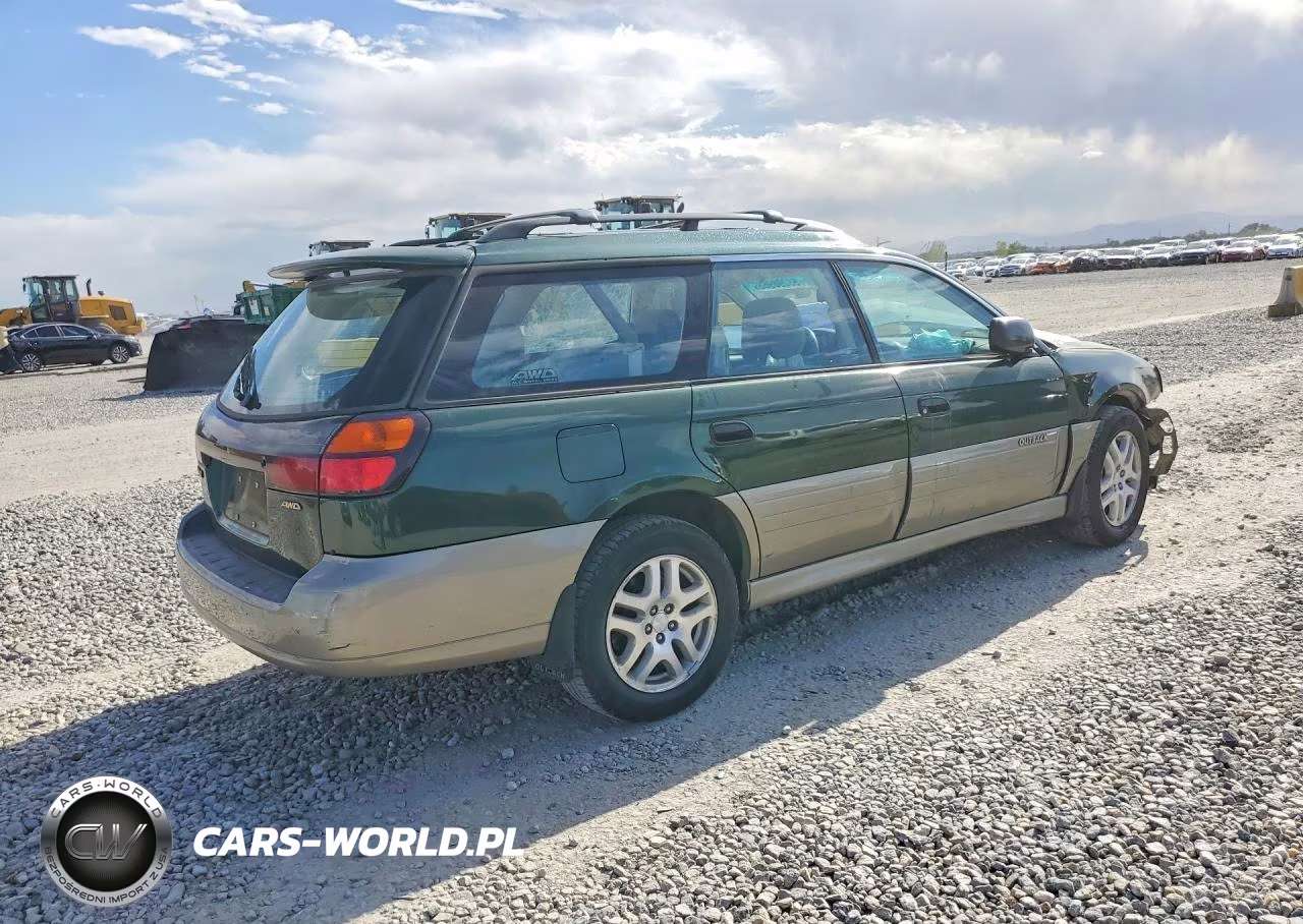 2000 Subaru Legacy Outback Awp VIN:4S3BH6754Y6651050 - 3