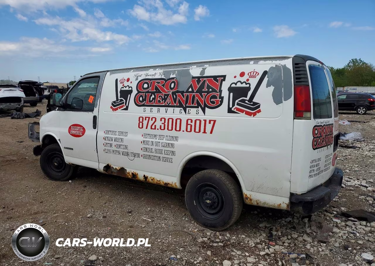 2002 Chevrolet Express G2500 VIN:1GCGG25R821169614 - 2