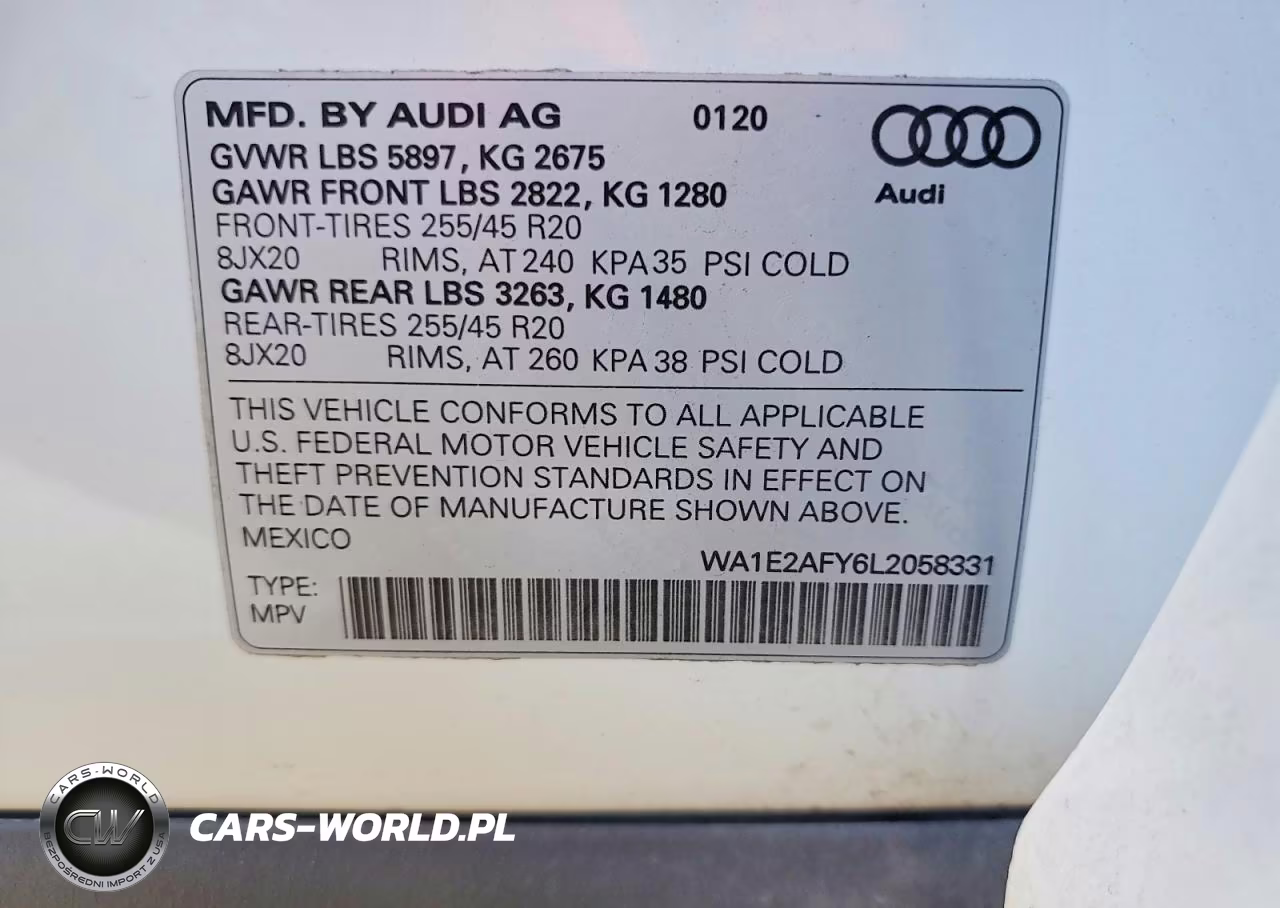 2020 Audi Q5 E Premium Plus VIN:WA1E2AFY6L2058331 - 12