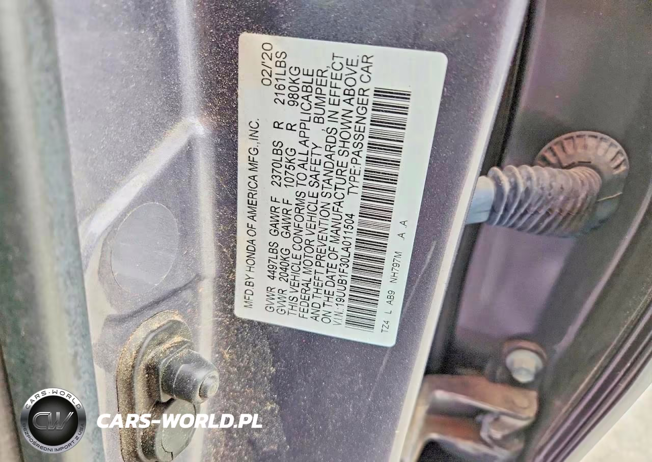 2020 Acura Tlx Standard VIN:19UUB1F30LA011504 - 13