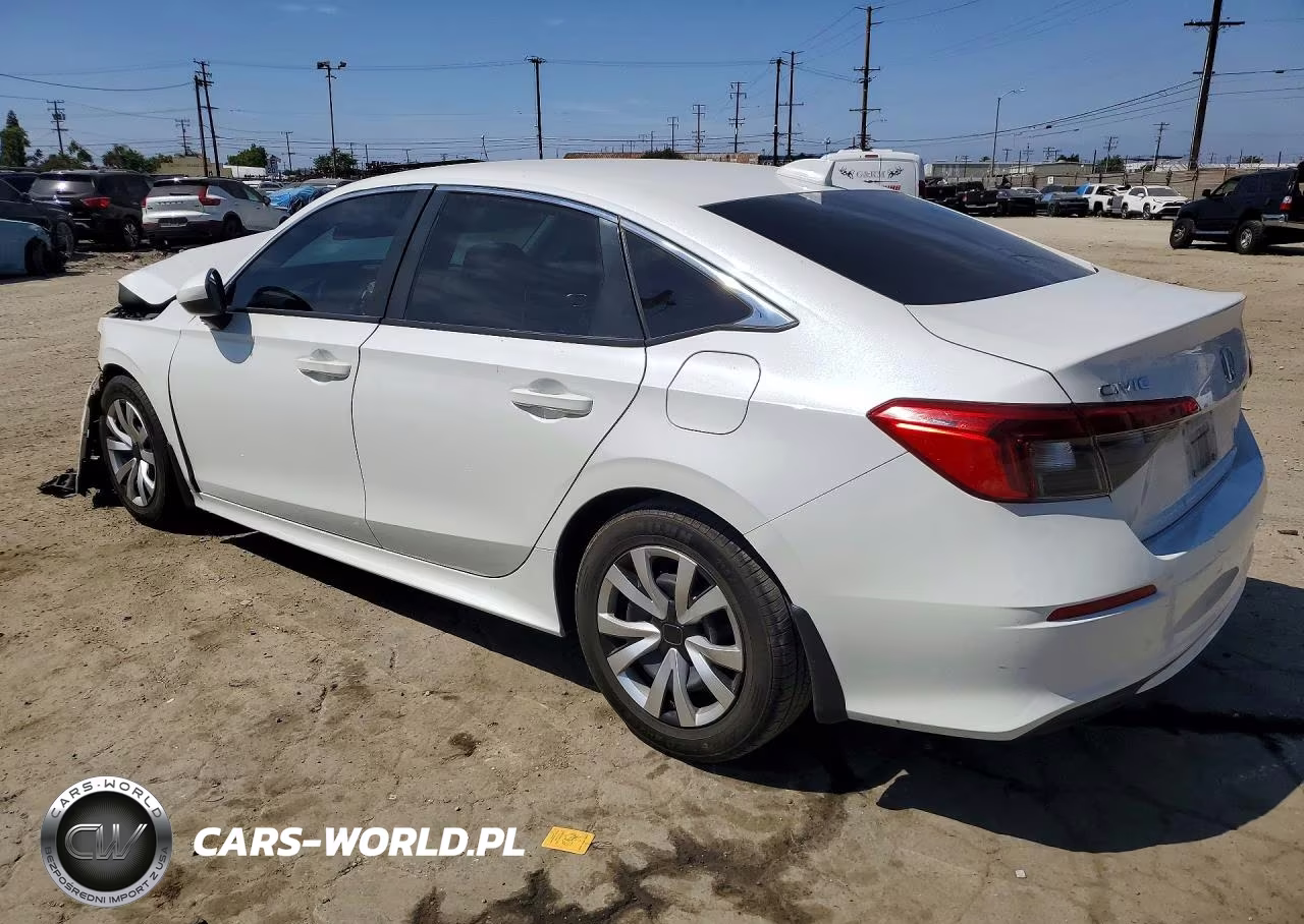 2022 Honda Civic Lx VIN:2HGFE2F2XNH529492 - 2