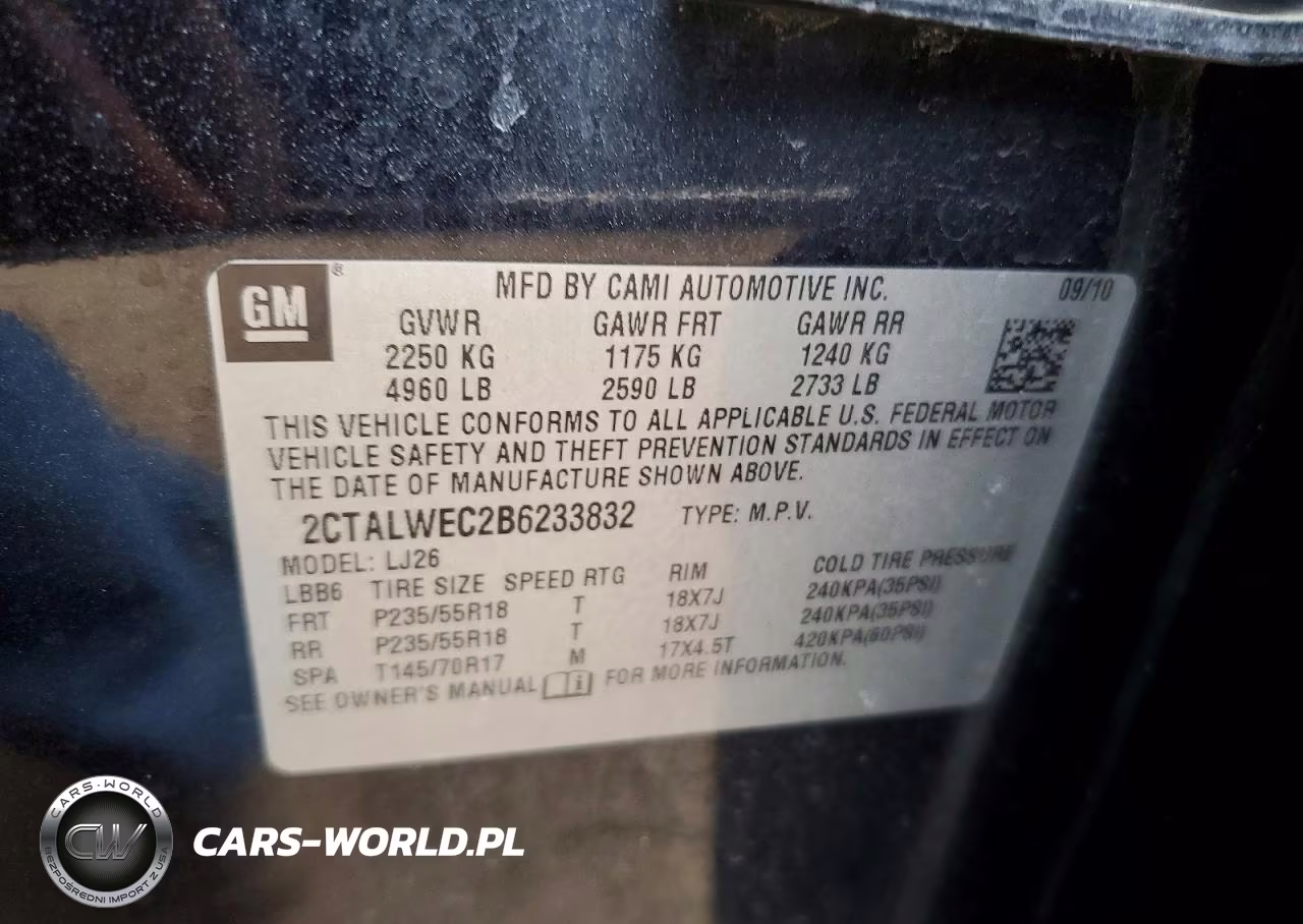 2011 GMC Terrain Slt VIN:2CTALWEC2B6233832 - 12