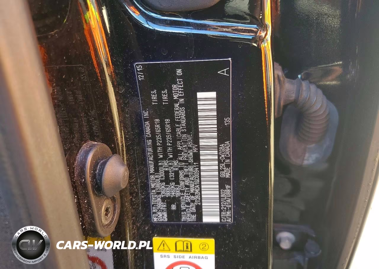 2016 Lexus Rx 350 Base VIN:2T2BZMCA1GC009411 - 12