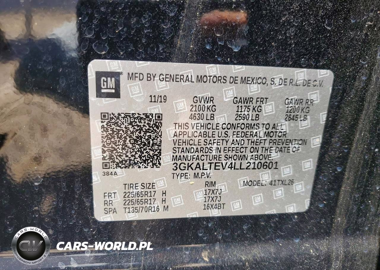 2020 GMC Terrain Sle VIN:3GKALTEV4LL210601 - 13