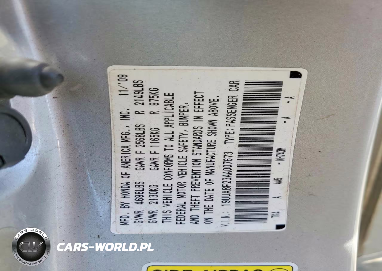 2010 Acura Tl VIN:19UUA8F23AA007673 - 12