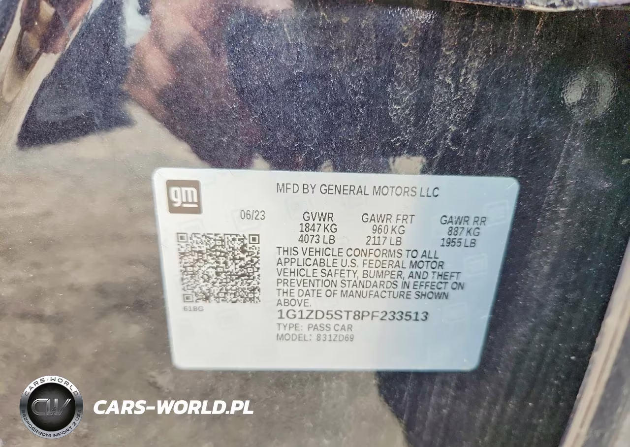 2023 Chevrolet Malibu Lt VIN:1G1ZD5ST8PF233513 - 12