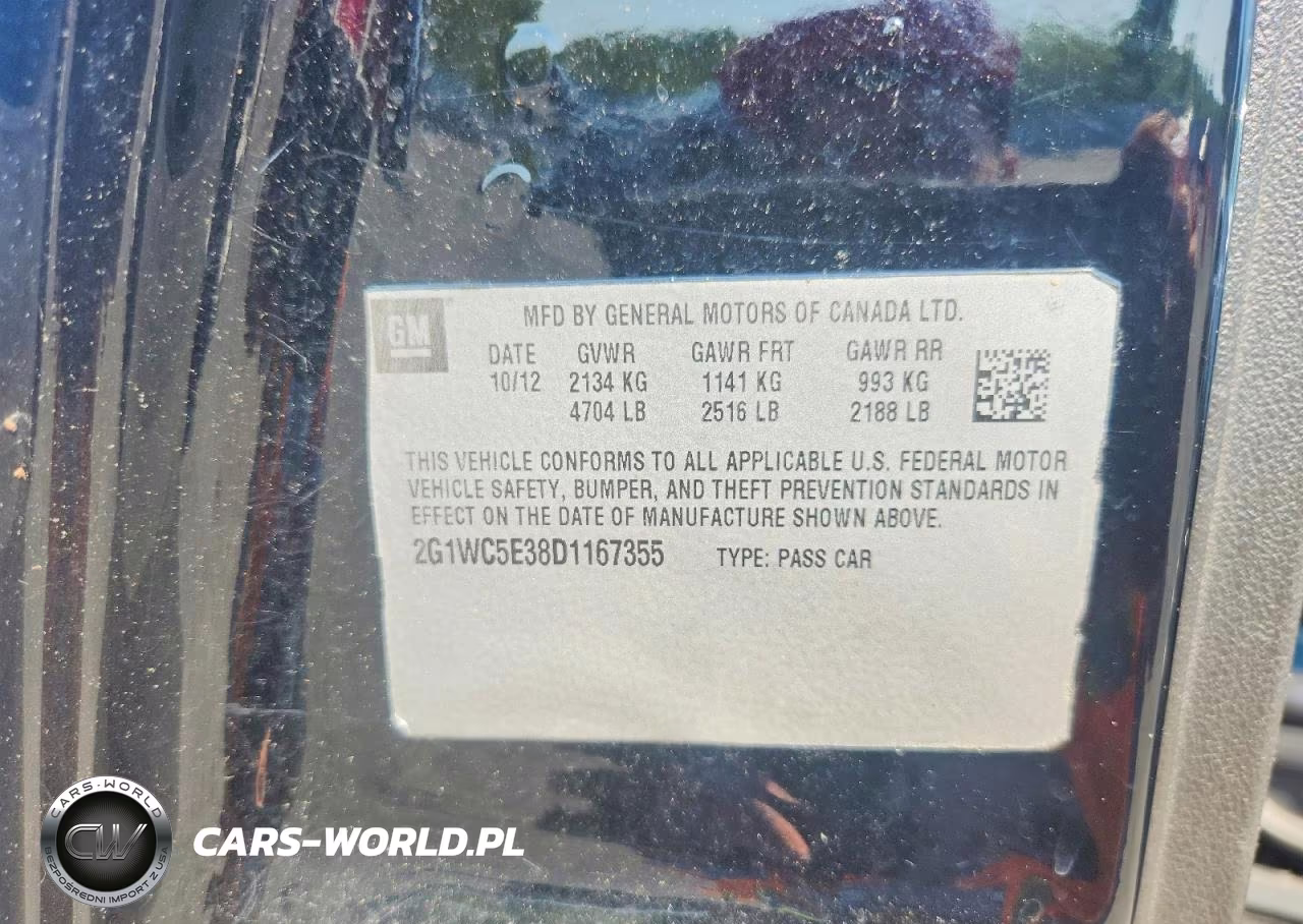 2013 Chevrolet Impala Ltz VIN:2G1WC5E38D1167355 - 12