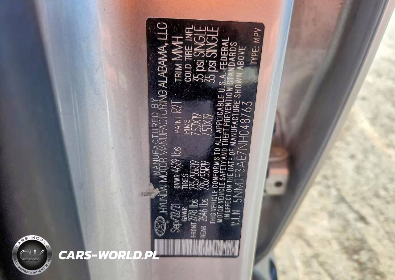 2022 Hyundai Tucson Sel VIN:5NMJF3AE7NH048763 - 13