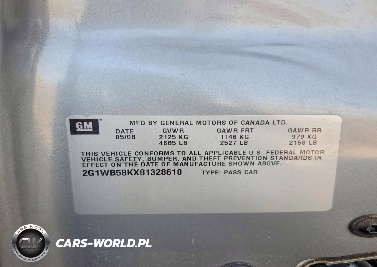 2008 Chevrolet Impala Ls VIN:2G1WB58KX81328610 - 12
