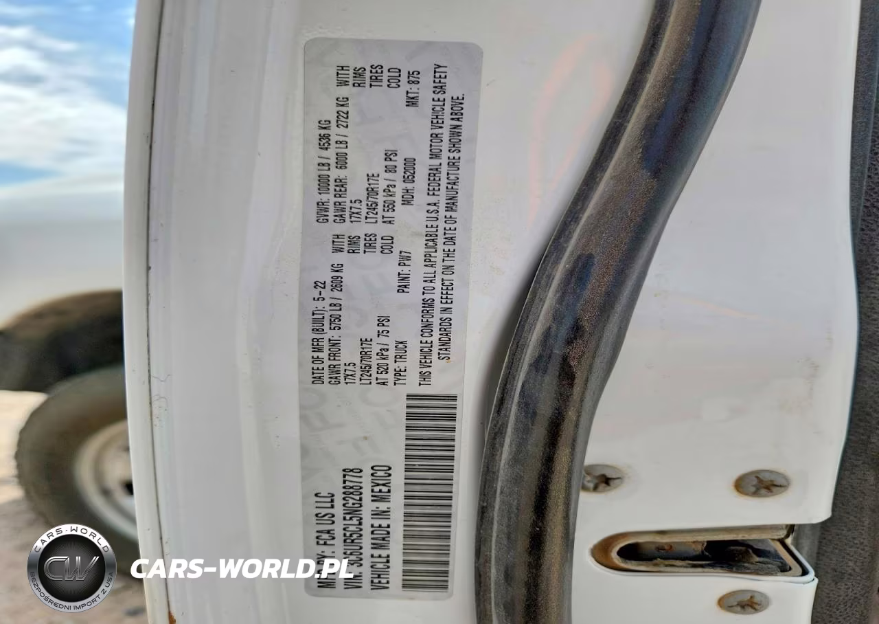 2022 Ram 2500 Tradesman VIN:3C6UR5CL5NG288778 - 12