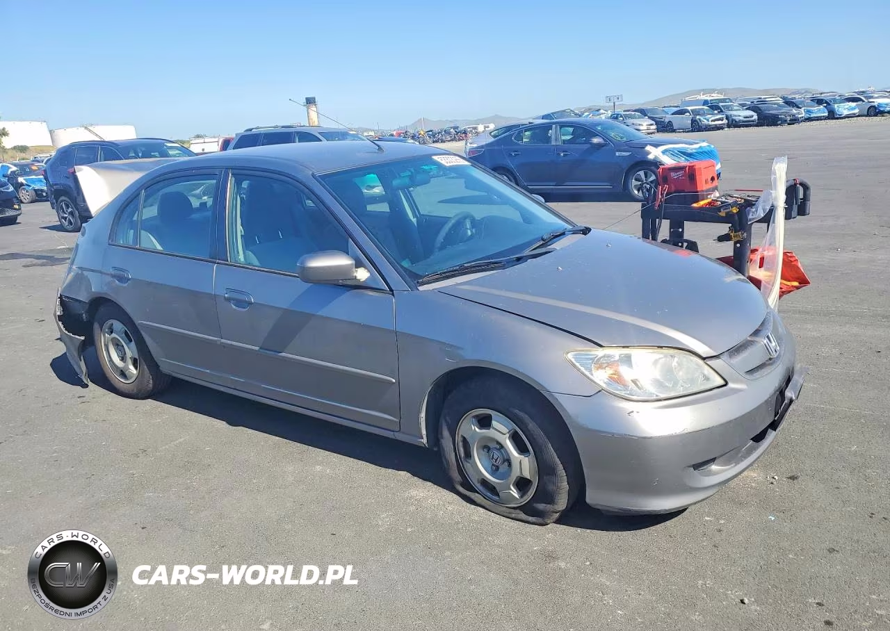 2005 Honda Civic Hybrid VIN:JHMES966X5S020377 - 4
