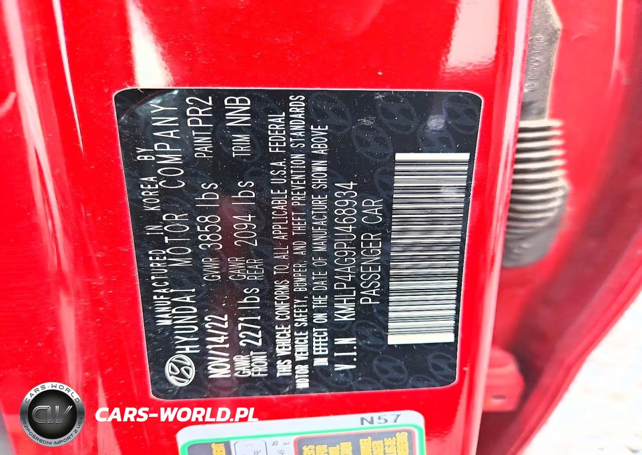 2023 Hyundai Elantra Limited VIN:KMHLP4AG9PU468934 - 13