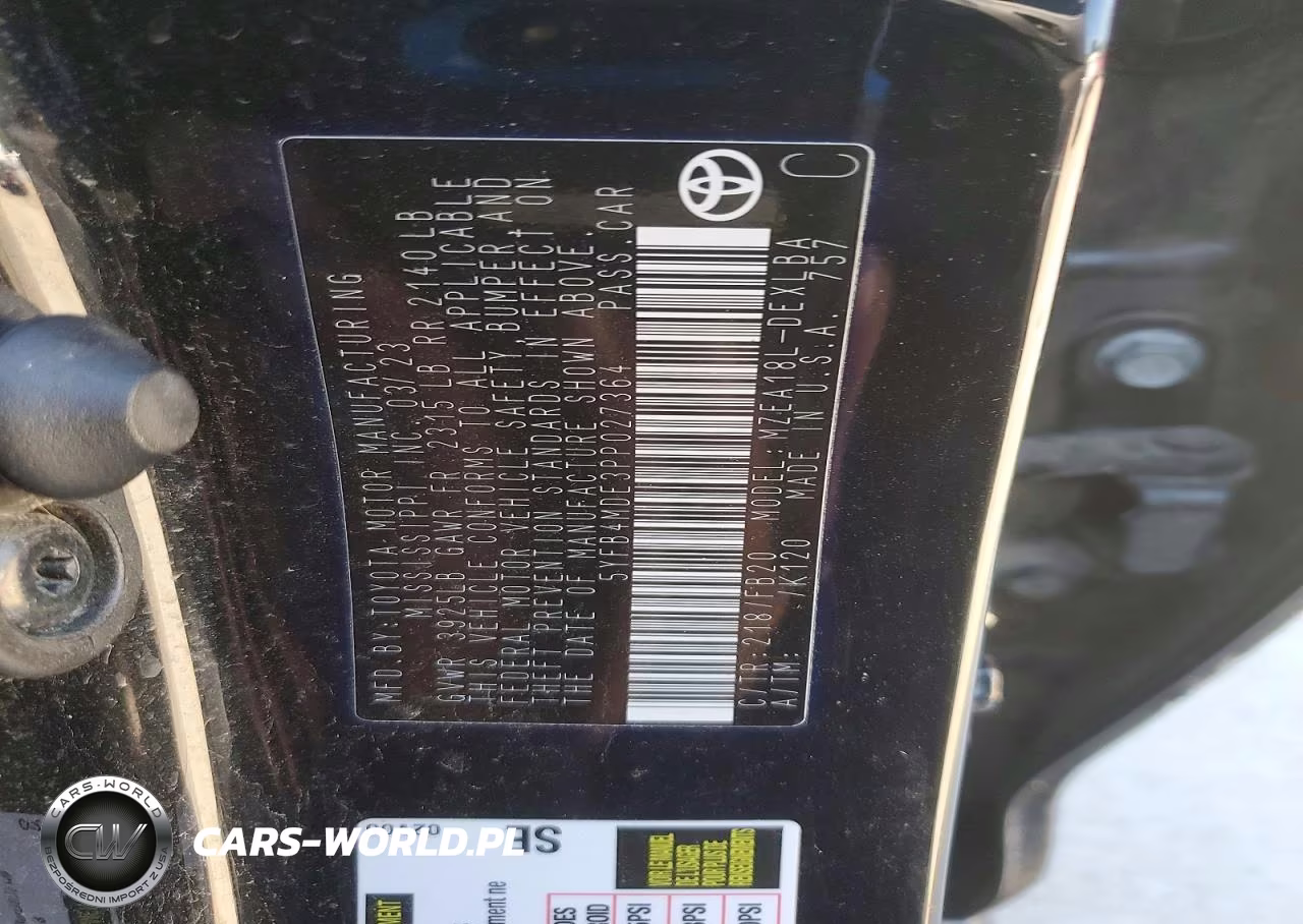 2023 Toyota Corolla Le VIN:5YFB4MDE3PP027364 - 12