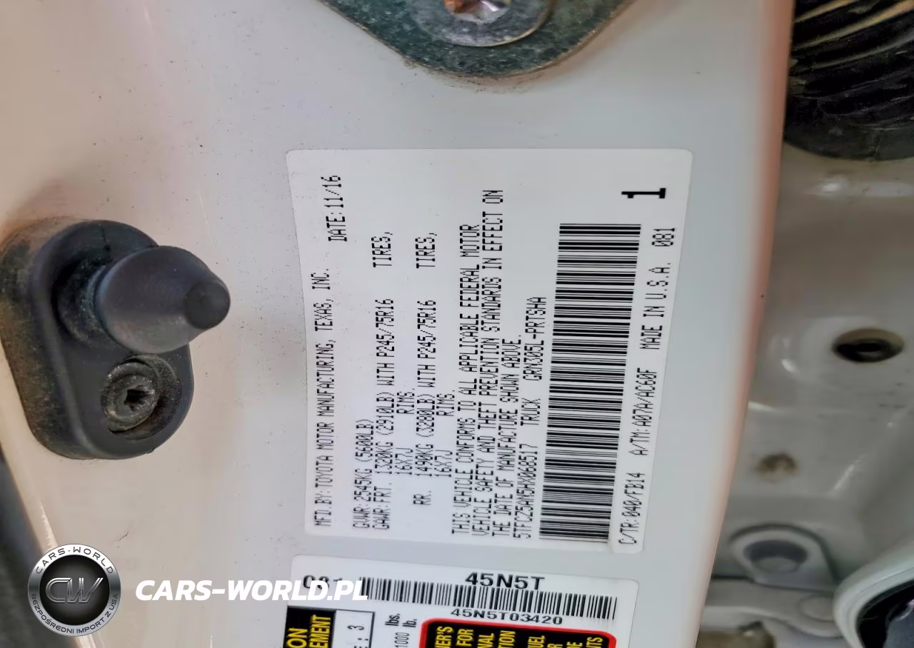 2017 Toyota Tacoma Sr V6 VIN:5TFCZ5AN5HX068517 - 12