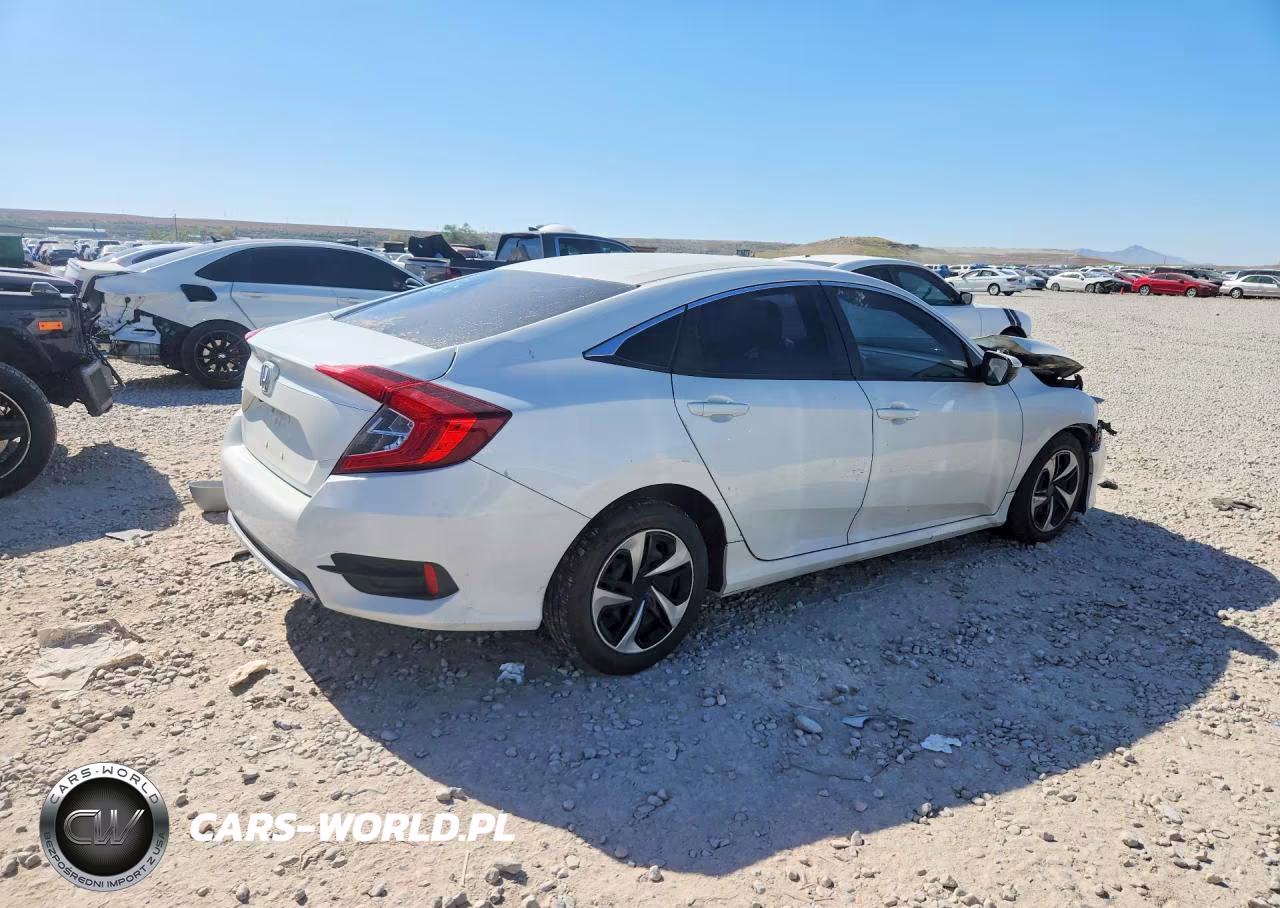 2019 Honda Civic Lx VIN:19XFC2F60KE016993 - 3