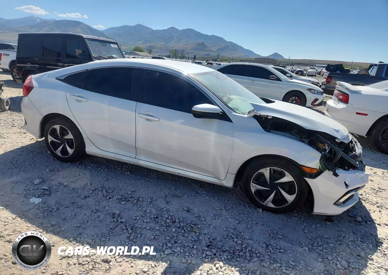 2019 Honda Civic Lx VIN:19XFC2F60KE016993 - 4