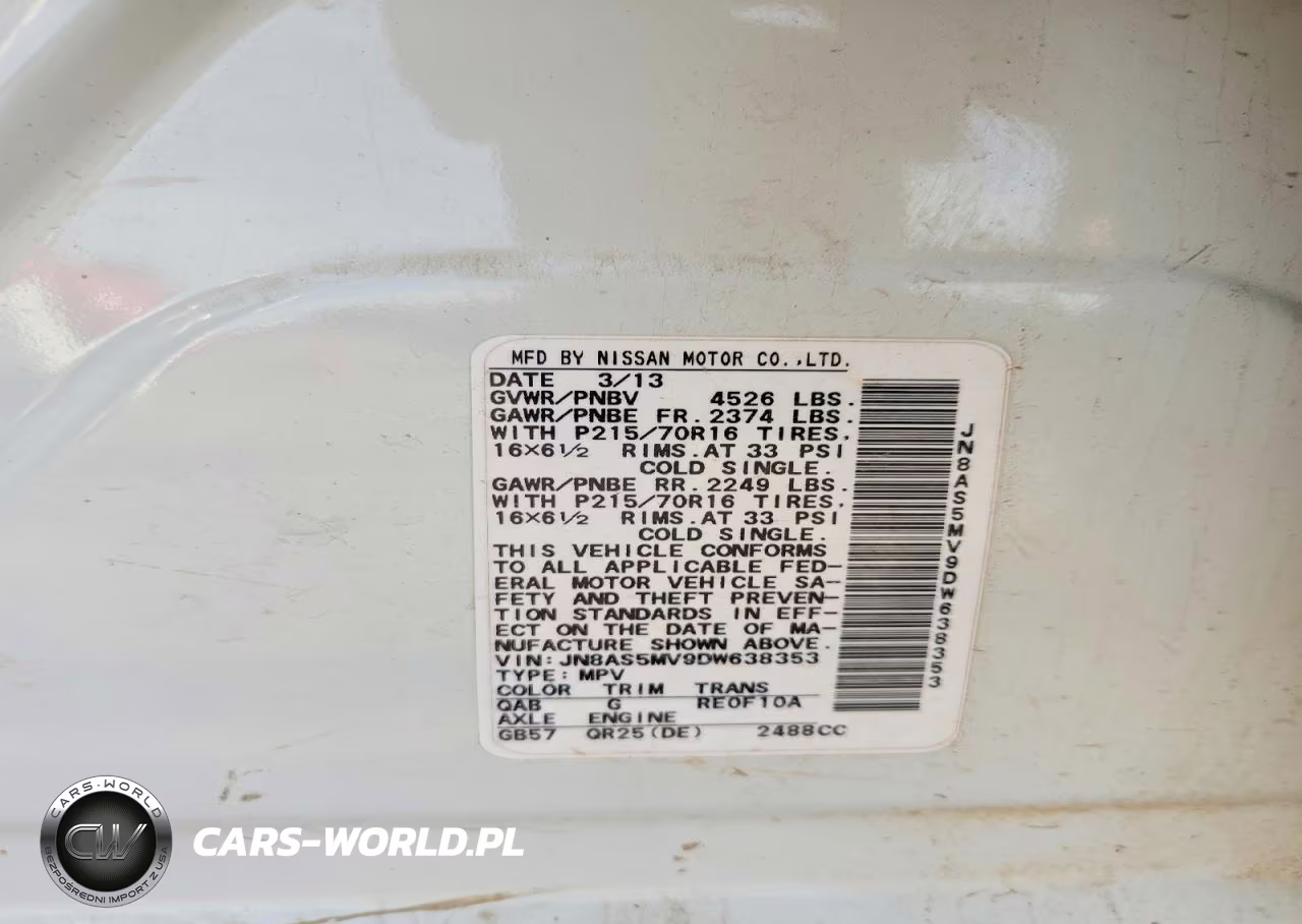 2013 Nissan Rogue S VIN:JN8AS5MV9DW638353 - 13