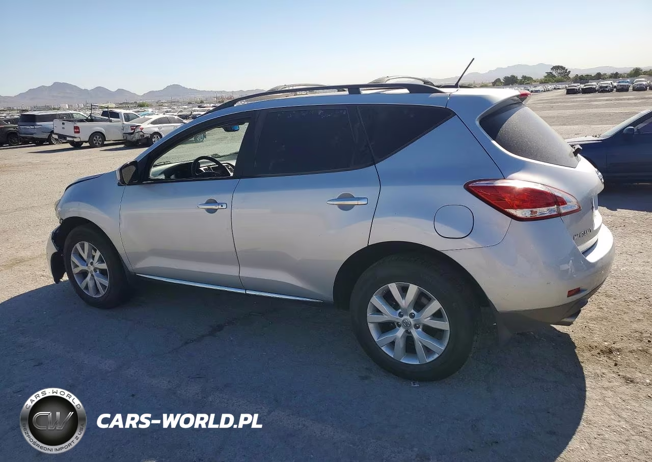 2014 Nissan Murano Sl VIN:JN8AZ1MW9EW503419 - 2