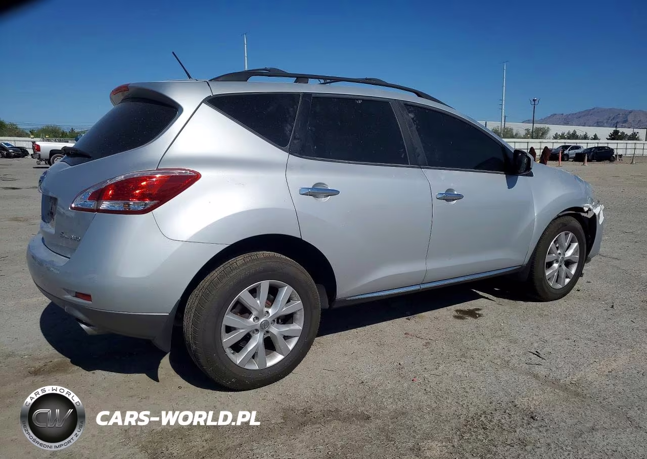 2014 Nissan Murano Sl VIN:JN8AZ1MW9EW503419 - 3