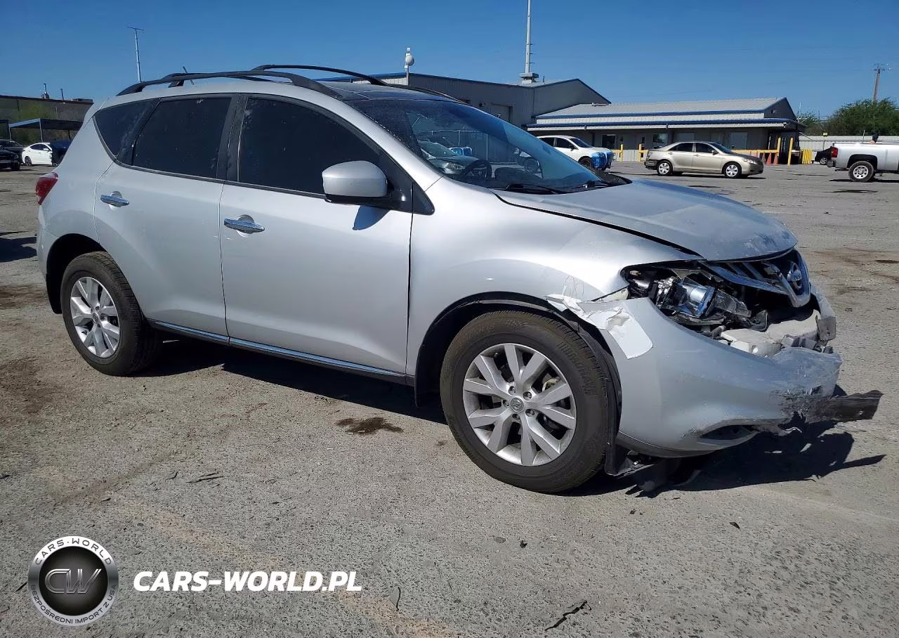 2014 Nissan Murano Sl VIN:JN8AZ1MW9EW503419 - 4