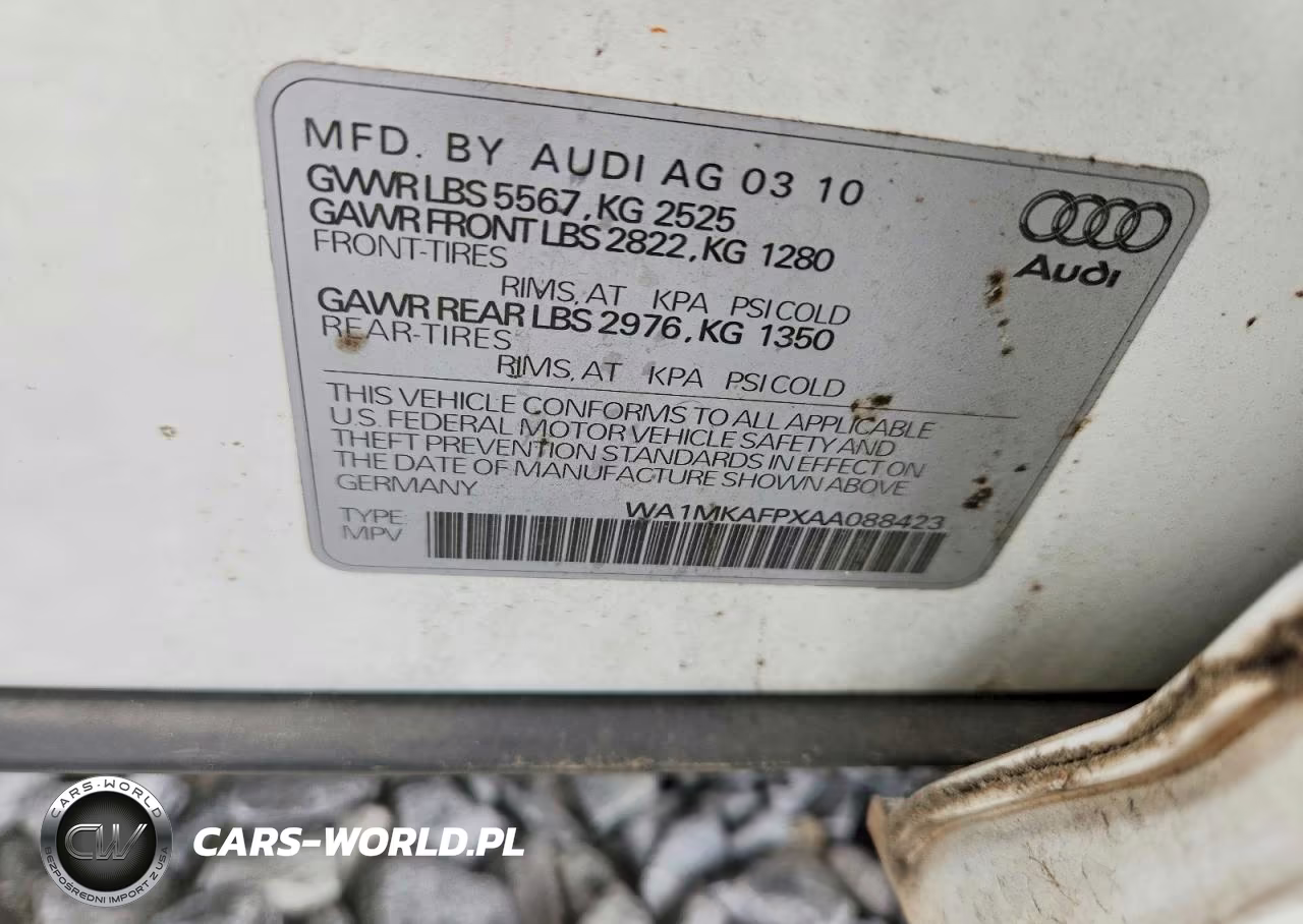 2010 Audi Q5 Premium Plus VIN:WA1MKAFPXAA088423 - 13