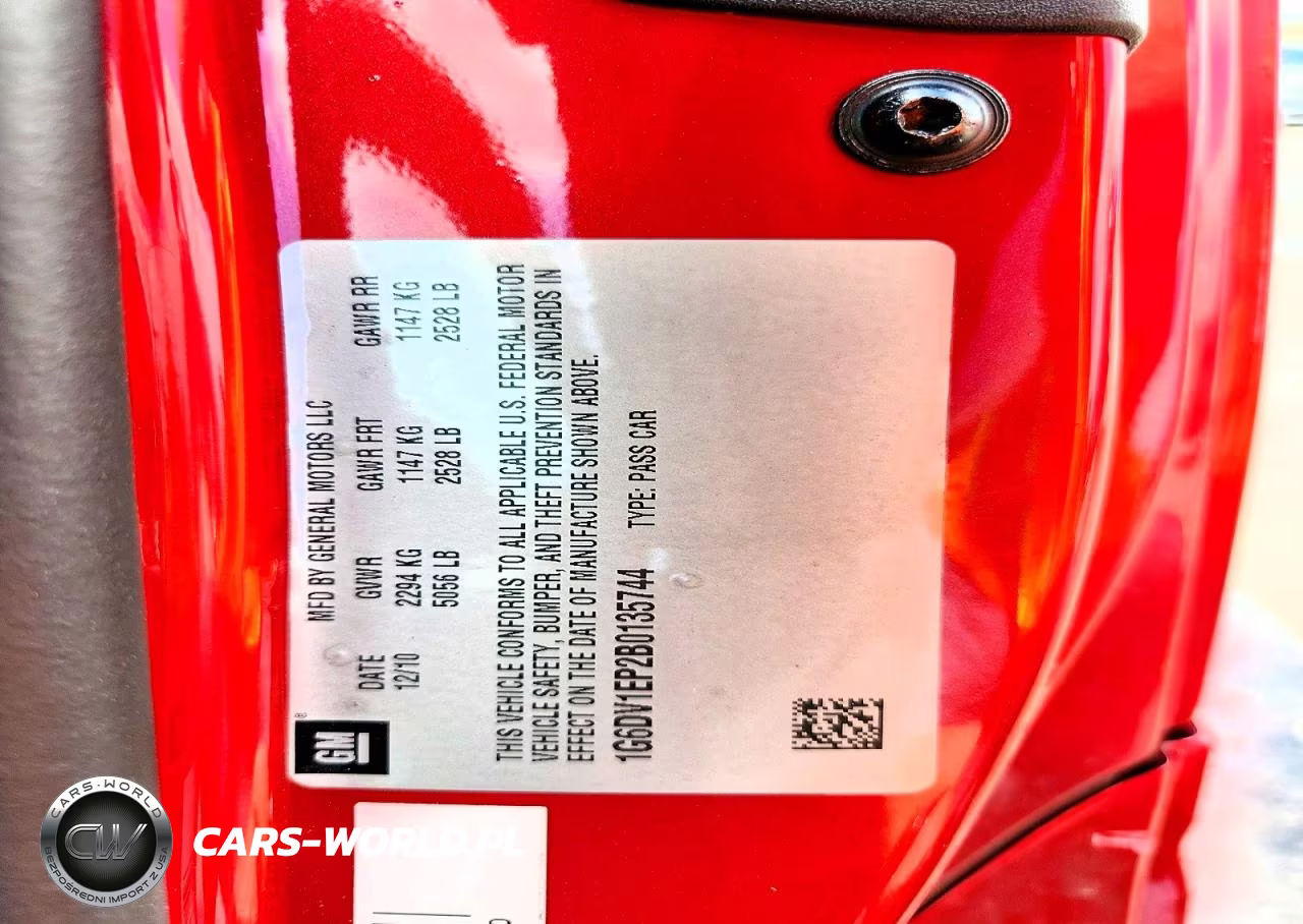 2011 Cadillac Cts-V VIN:1G6DV1EP2B0135744 - 12
