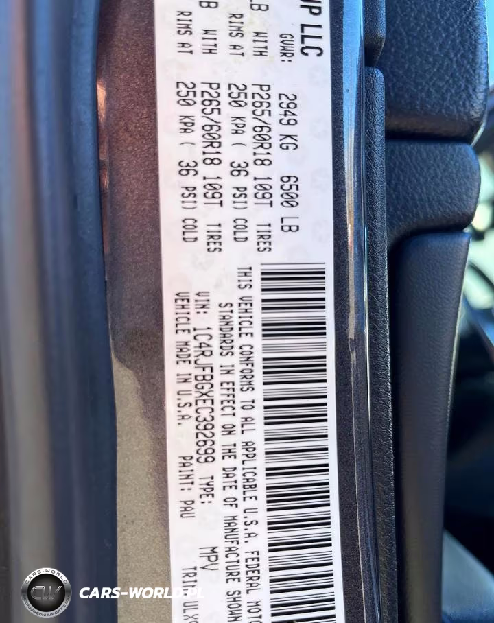 2014 Jeep Grand Cherokee Limited VIN:1C4RJFBGXEC392699 - 10
