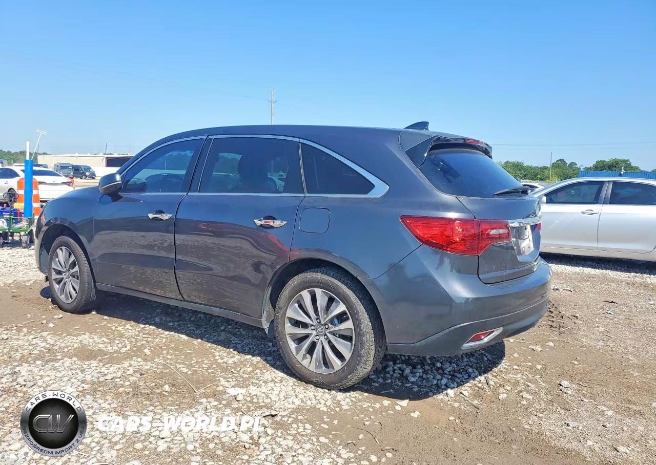 2016 Acura Mdx Technology VIN:5FRYD3H47GB016299 - 2