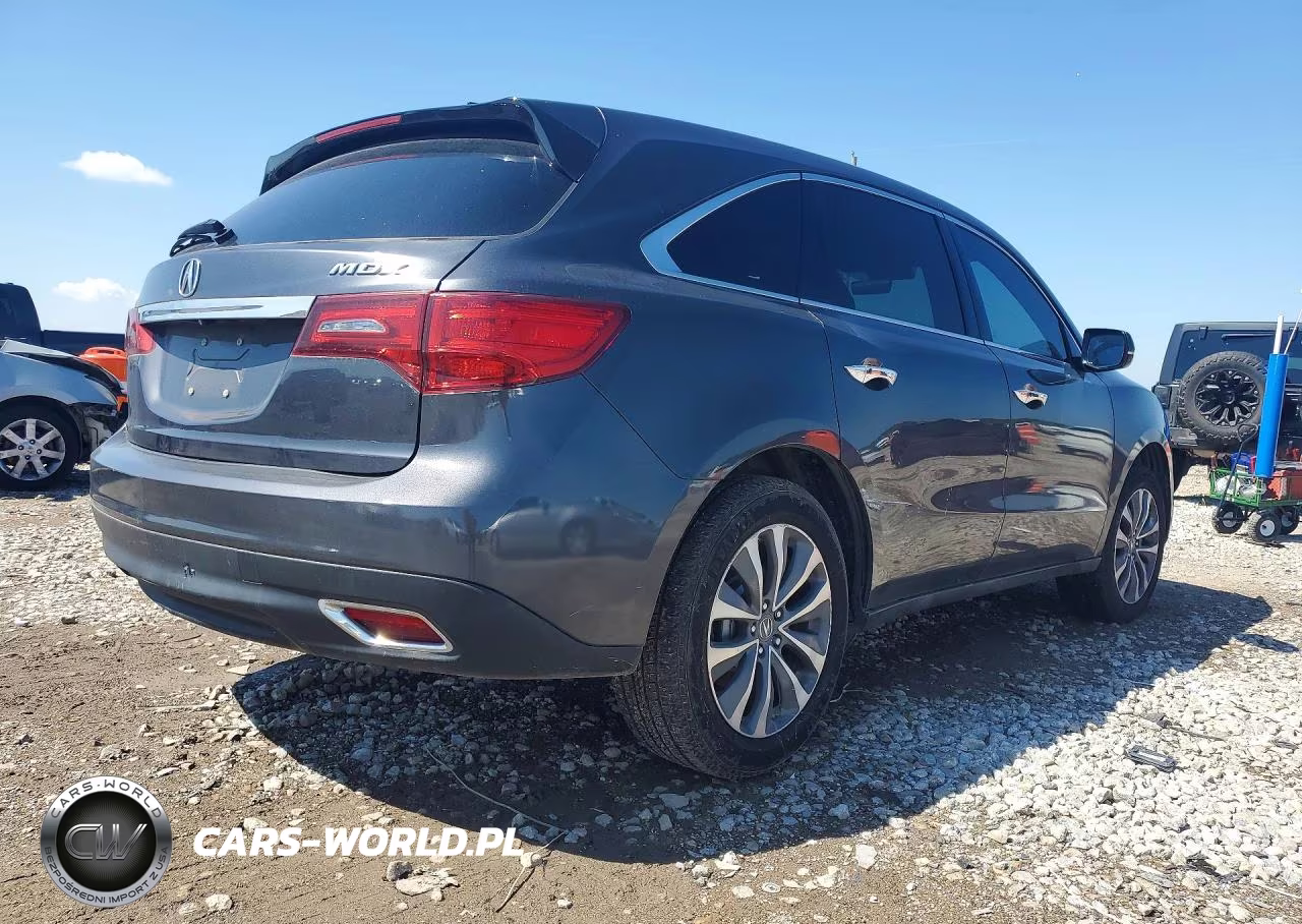 2016 Acura Mdx Technology VIN:5FRYD3H47GB016299 - 3