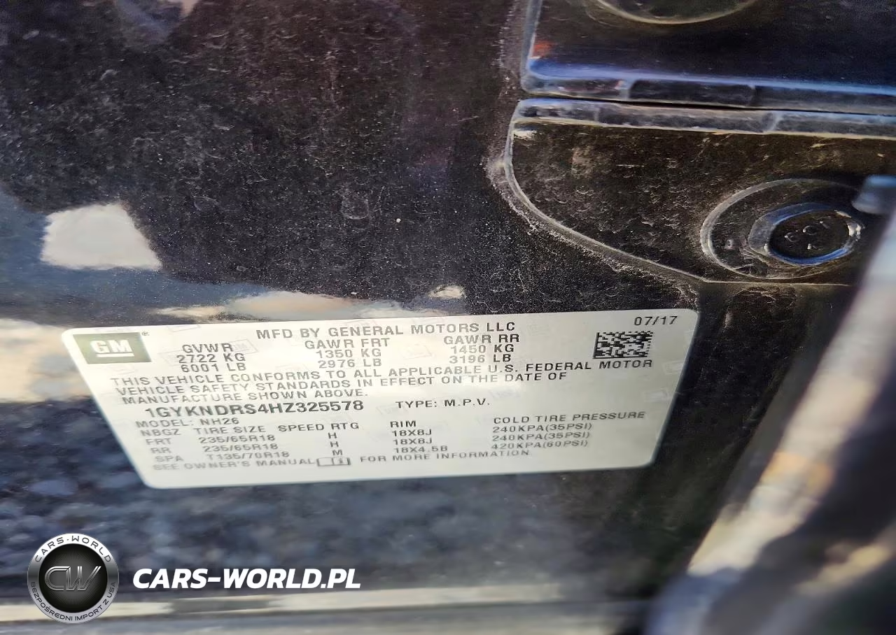 2017 Cadillac Xt5 Luxury VIN:1GYKNDRS4HZ325578 - 13