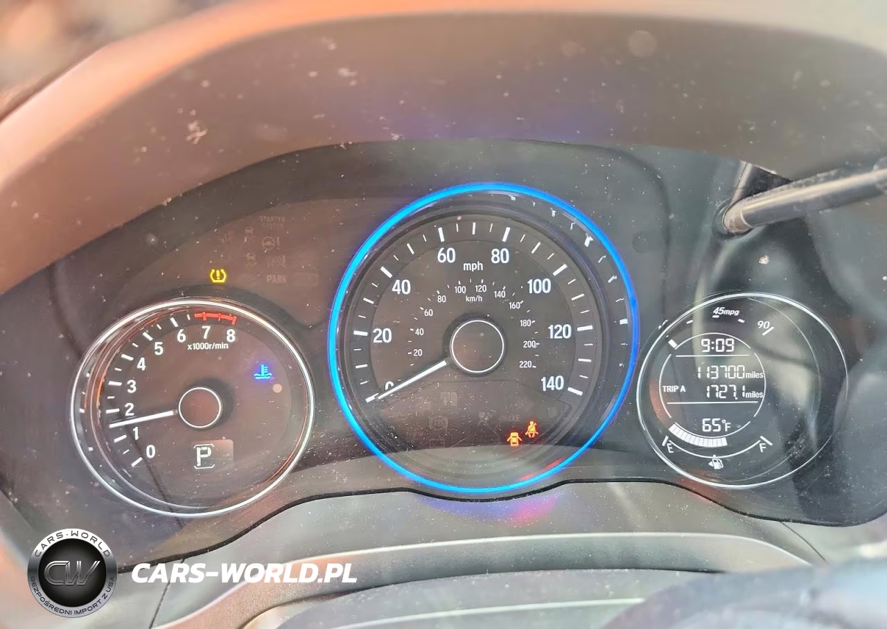 2017 Honda Hr-V Exl VIN:3CZRU5H77HM713328 - 9