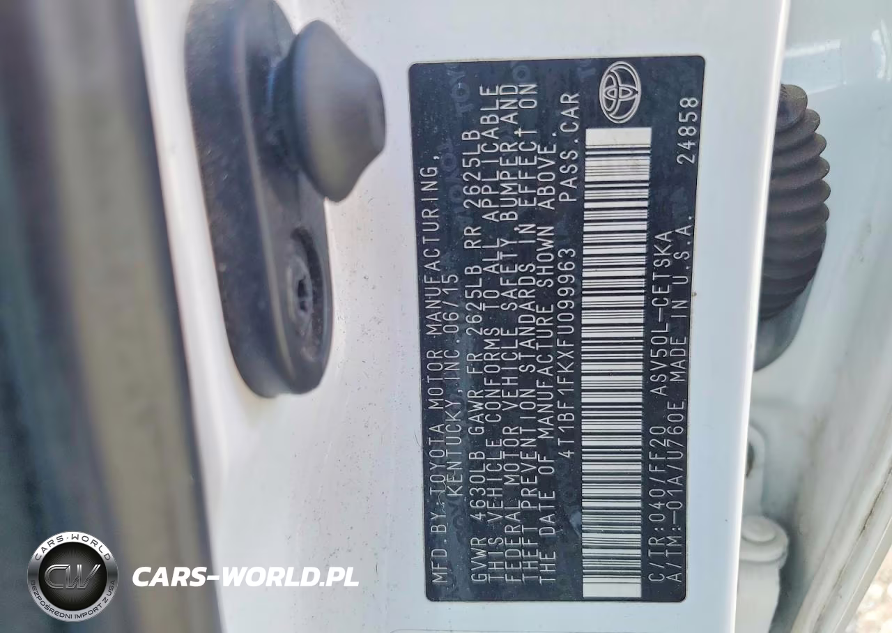 2015 Toyota Camry Se VIN:4T1BF1FKXFU099963 - 12