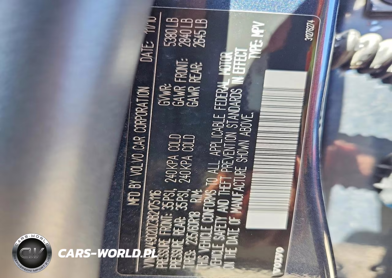 2011 Volvo Xc60 T6 VIN:YV4902DZ3B2175116 - 13