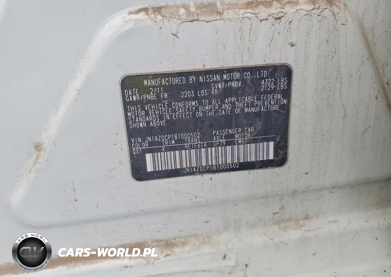 2011 Nissan Leaf Sv VIN:JN1AZ0CP1BT000502 - 12