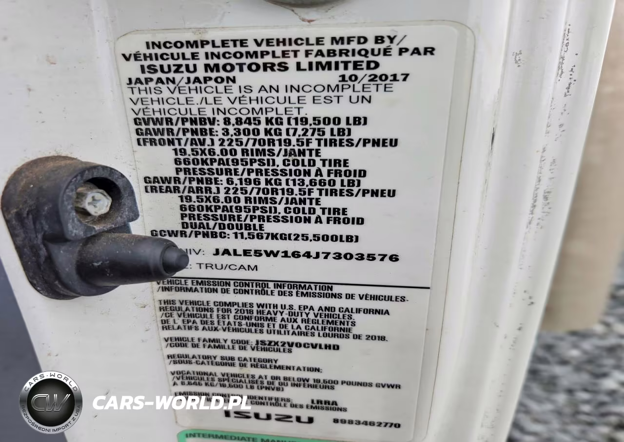 2018 Isuzu Nrr VIN:JALE5W164J7303576 - 13