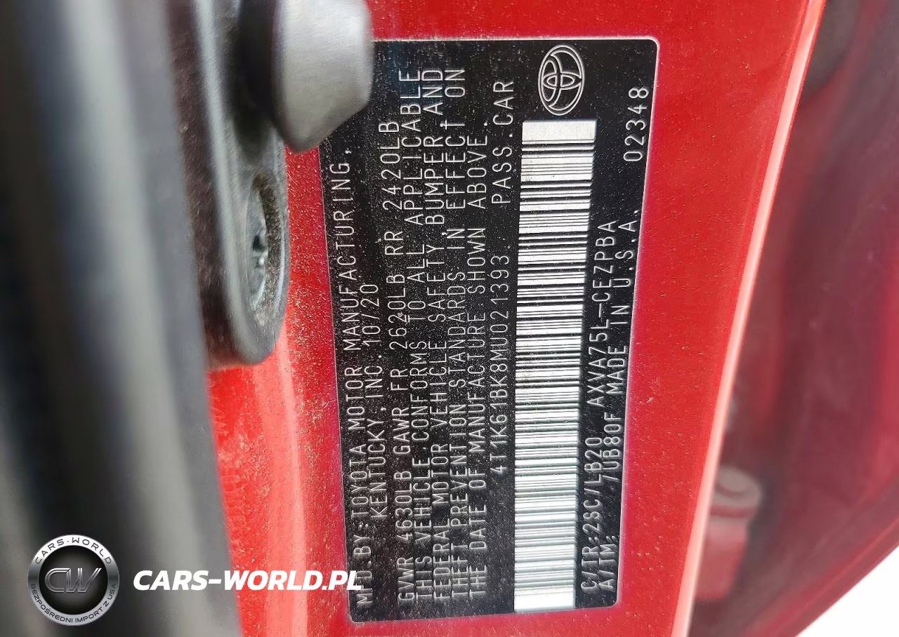 2021 Toyota Camry Xse VIN:4T1K61BK8MU021393 - 12