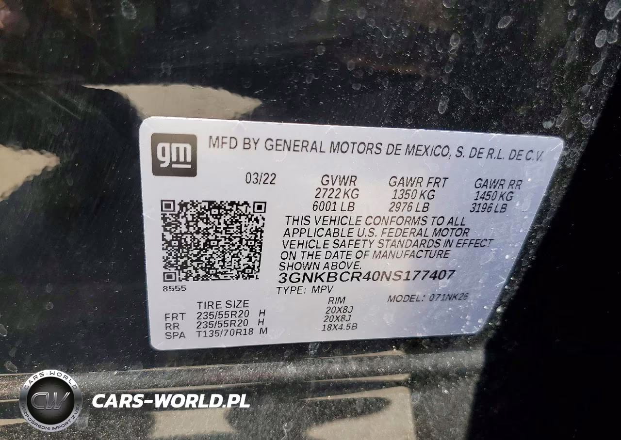 2022 Chevrolet Blazer 2Lt VIN:3GNKBCR40NS177407 - 13